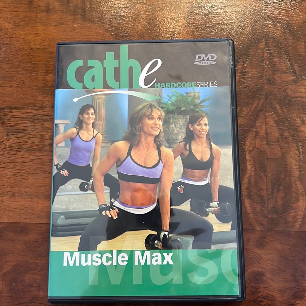 Cathe Muscle Max fitness DVD. 2005. 68 minutes